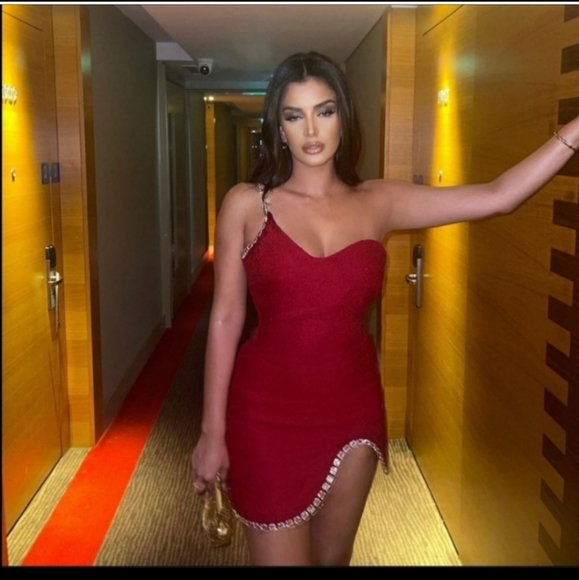 Zara Tweed Mini Dress With Gold Chain Trim NWT Bloggers Favorite 😍 - Picture 6 of 16